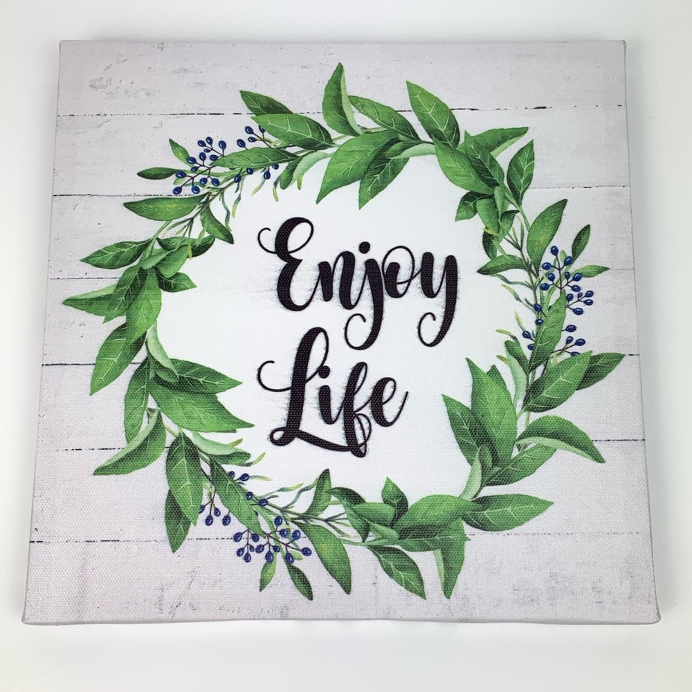 $5 Final Sale! “Enjoy Life” Canvas Wall Art